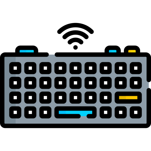 teclado inalambrico icono gratis