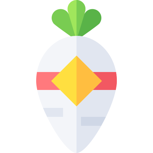 rábano icono gratis