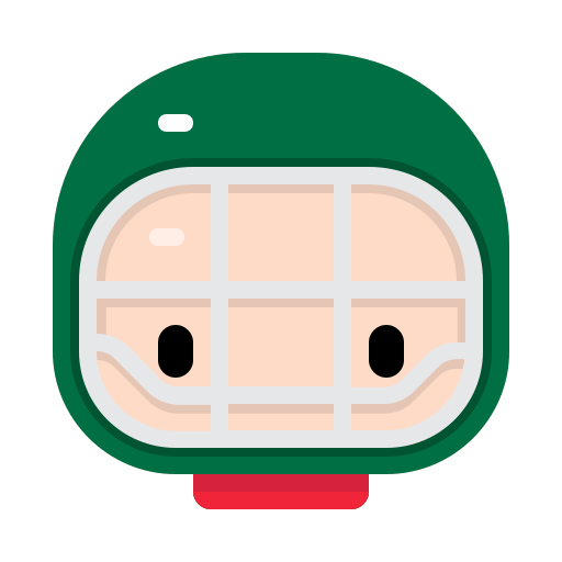 casco de hockey icono gratis