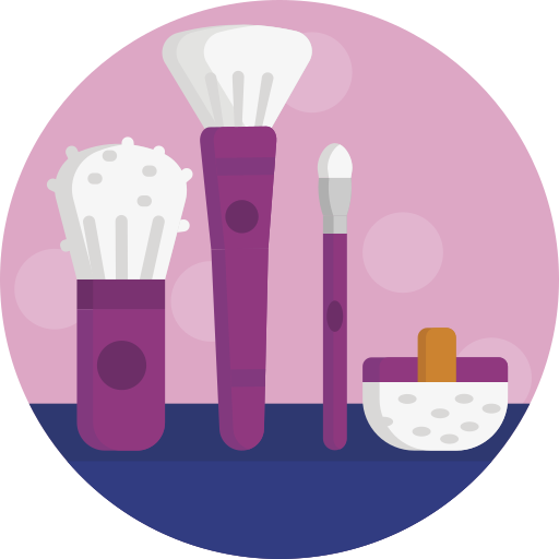 pinceles de maquillaje icono gratis