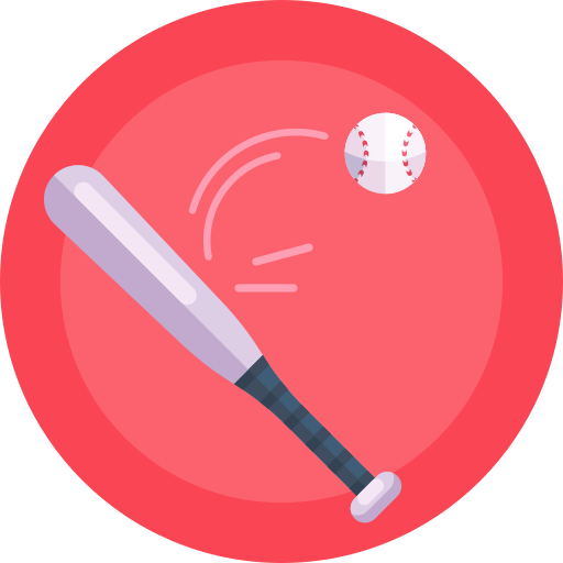 Bate de béisbol - Iconos gratis de deportes