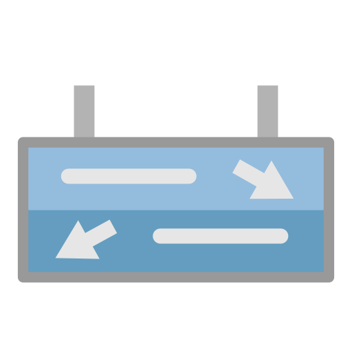 panneau directionnel Icône gratuit panneau directionnel Icône gratuit