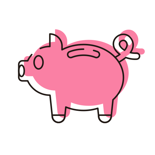 Piggy bank free icon Piggy bank free icon