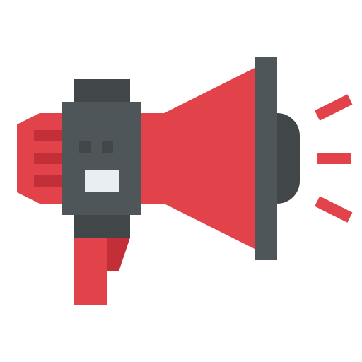 Megaphone free icon Megaphone free icon