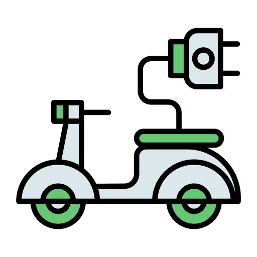 scooter electrico icono gratis