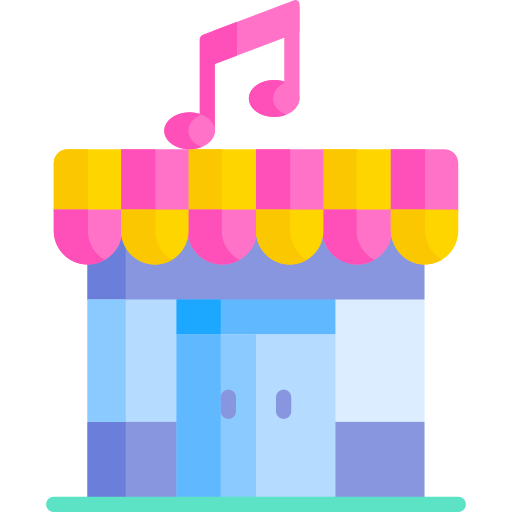 Музыкальный магазин бесплатно иконка Музыкальный магазин бесплатно иконка