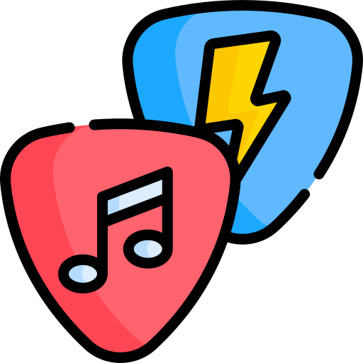 púa de guitarra icono gratis