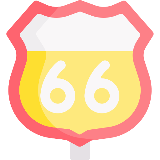 route 66 kostenlos Icon route 66 kostenlos Icon
