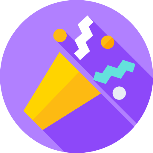 Confetti - free icon