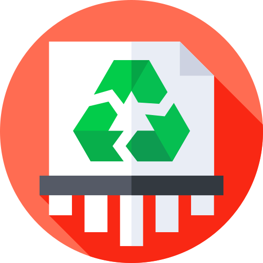 papel reciclado icono gratis