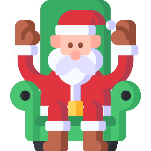 papá noel icono gratis