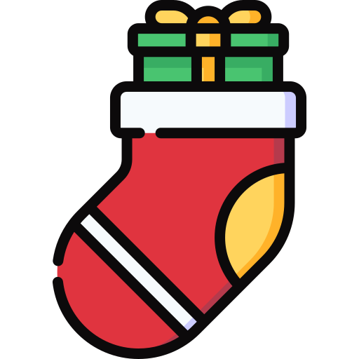 chaussette de noël Icône gratuit chaussette de noël Icône gratuit