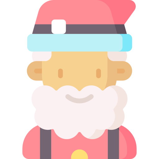 papá noel icono gratis