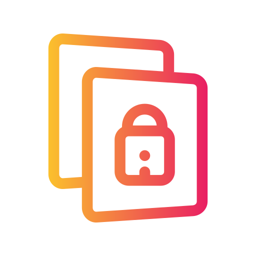 seguridad de archivos icono gratis