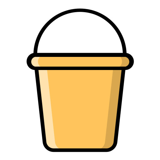 Water bucket Generic Outline Color icon