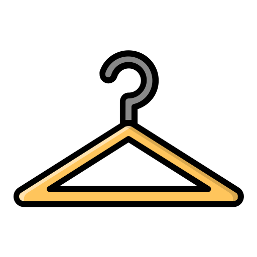 Clothes hanger Generic Outline Color icon