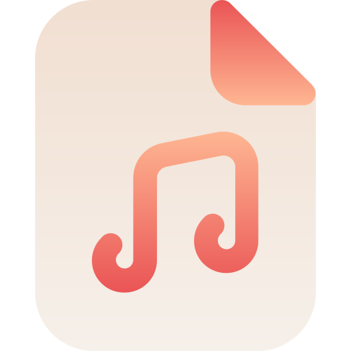 archivo de música icono gratis