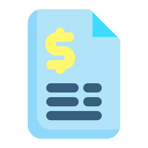 Receipt Generic Flat icon