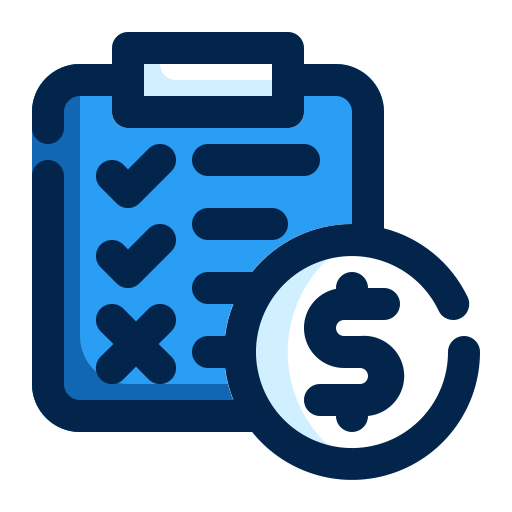 Clipboard Generic Blue icon