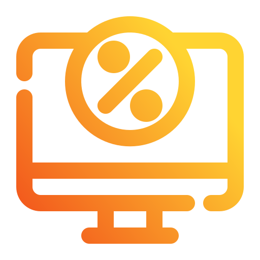 desconto online grátis ícone desconto online grátis ícone