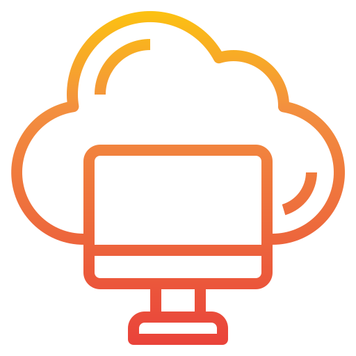 computación en la nube icono gratis