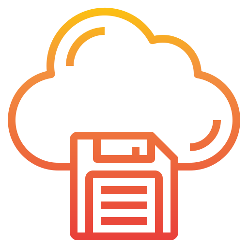 Cloud storage free icon