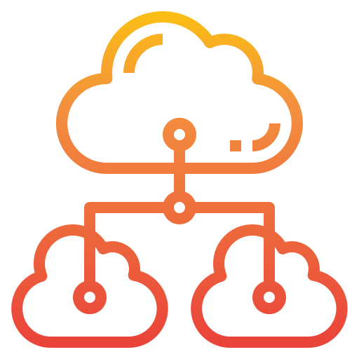 computación en la nube icono gratis