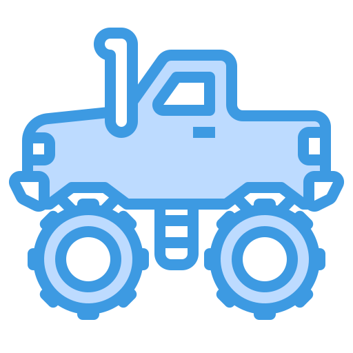 Four wheel drive - Free transport icons