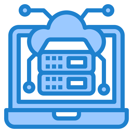 almacenamiento en la nube icono gratis