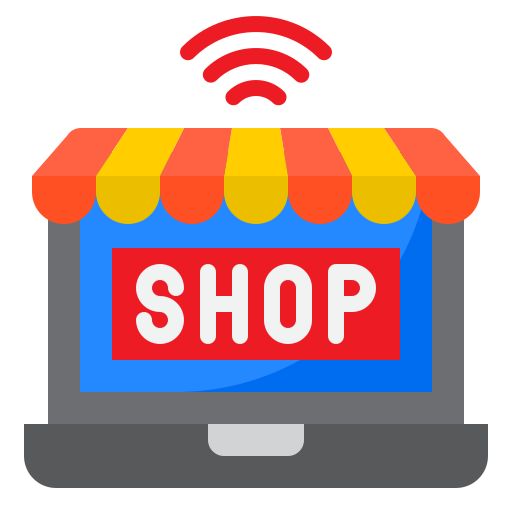 tienda online icono gratis