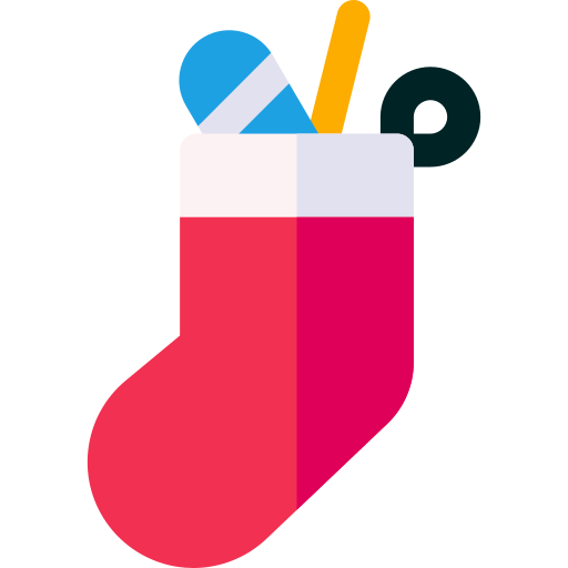 Christmas sock Basic Rounded Flat icon