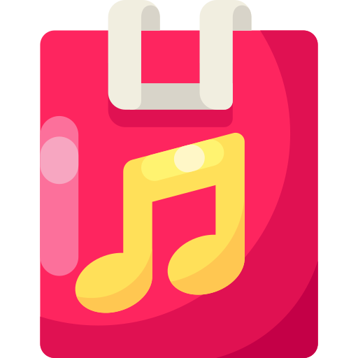 aplicación de la tienda de música icono gratis