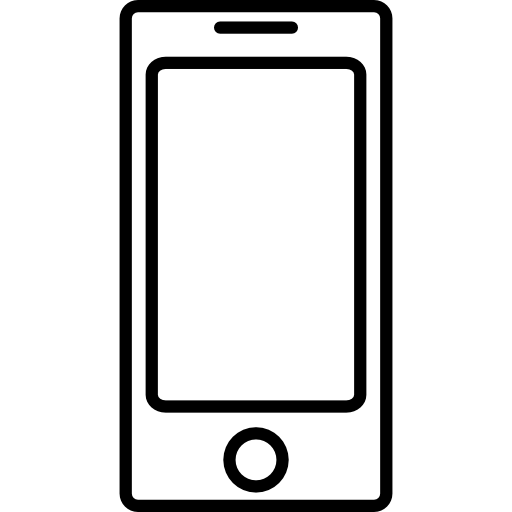 Telephone variant of screen with outline shape - Free Tools and ...
