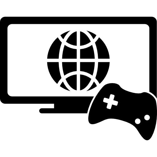 conjunto de ícones de glifo de inventário de jogos online. esports