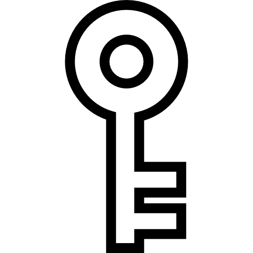 Free Icon | Key outline