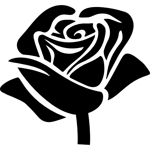 Rose shape free icon