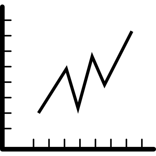 Simple graphic chart interface symbol icon