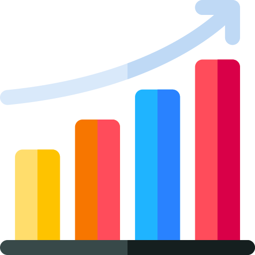 Increase Basic Rounded Flat icon