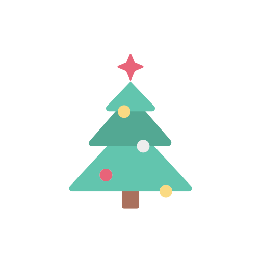 árbol de navidad icono gratis