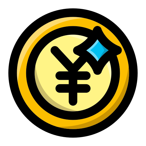 yen japonés icono gratis