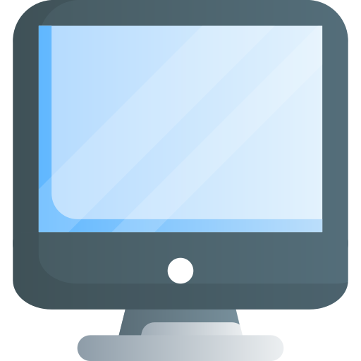 Computer Generic Flat Gradient Icon