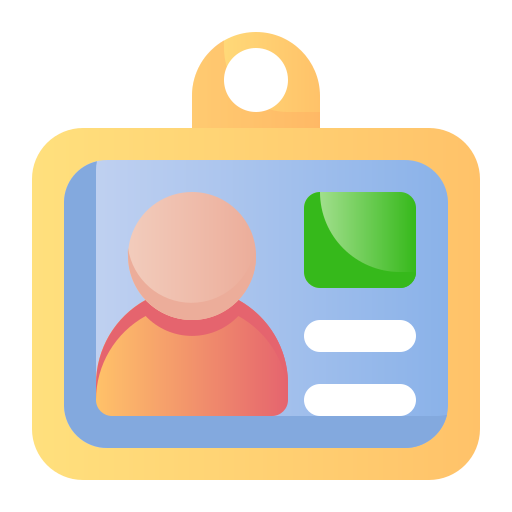 Id card - free icon