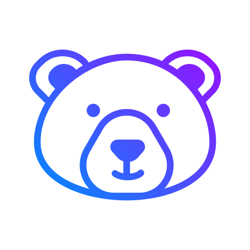 Bear Generic Gradient icon