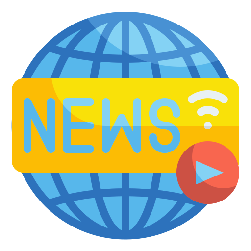 noticias en vivo icono gratis