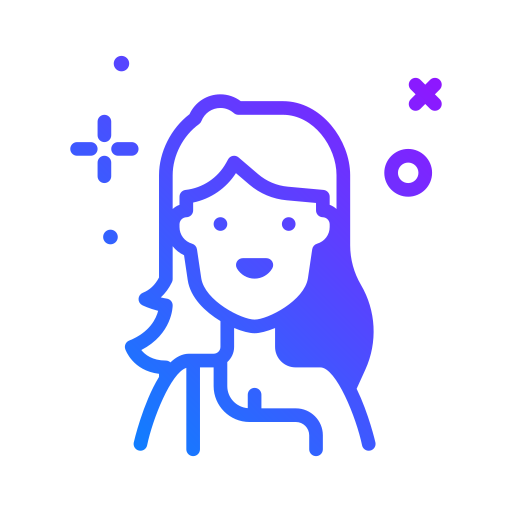 Prehistoric woman Generic Gradient icon