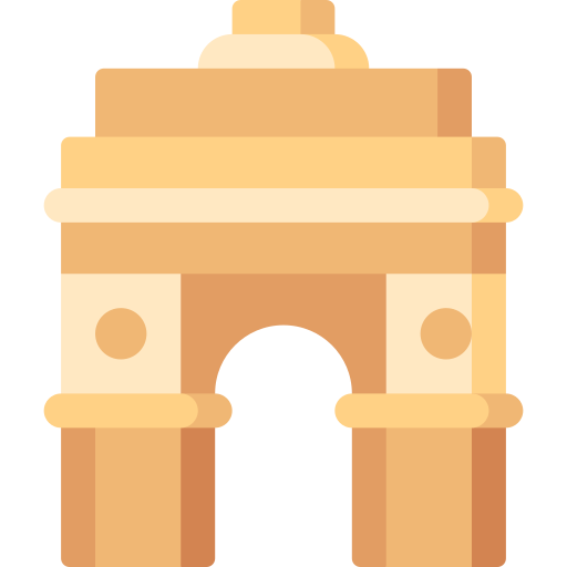 puerta de la india icono gratis