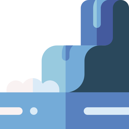 cascade Icône gratuit cascade Icône gratuit