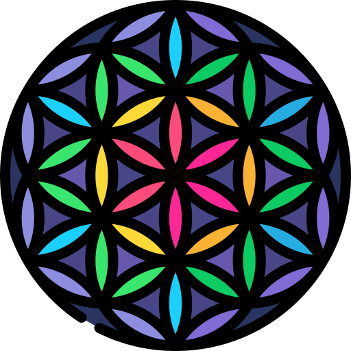 flower of life color
