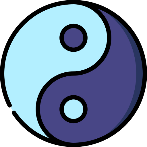 yin yang icono gratis