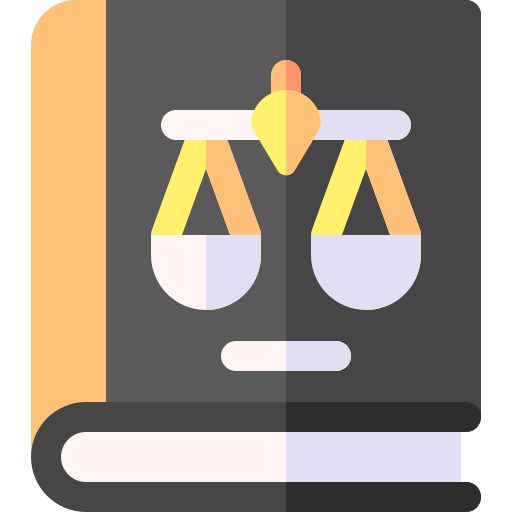 Law book Basic Rounded Flat icon